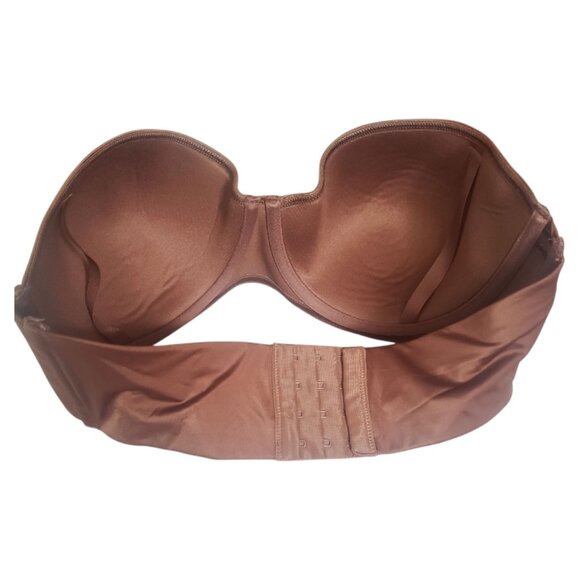CT2064 Savage X Fenty Strapless Underwiire Brown Bra 36DD - Picture 4 of 9